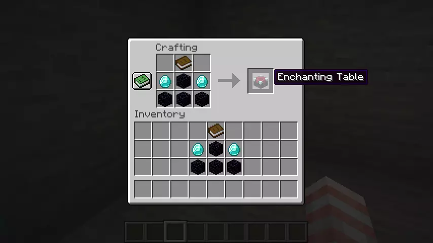 Minecraft 1.18 Enchanting Guide: Enchanting Table Recipe