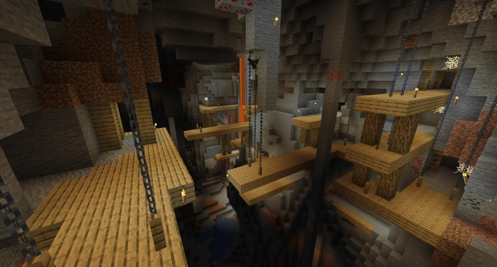 Minecraft Screenshot: Mineshafts
