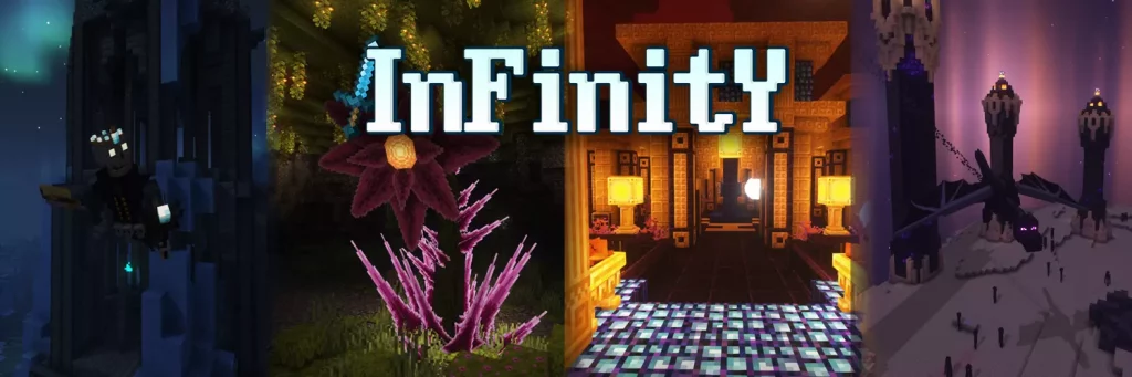 Minecraft Modpacks Like Elden Ring: Infinity Banner Logo