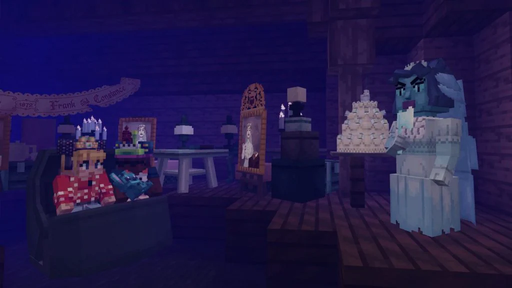 Minecraft Screenshot: Haunted Mansion Ride