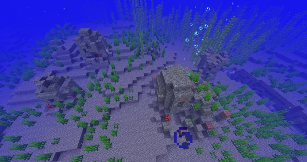 Minecraft Screenshot: Ocean Ruins