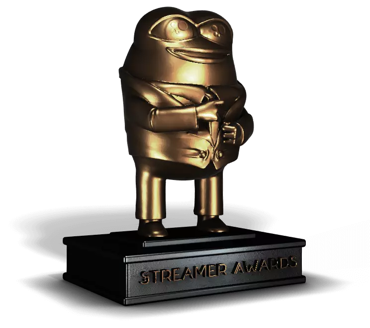 The Streamer Awards Trophy