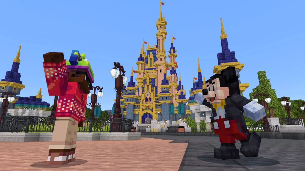 Is Minecraft’s Magic Kingdom Worth the Cost of Admission? Mickey Mouse and Guest
