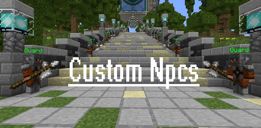 Minecraft NPC Mods for RPG Adventures: Custom NPCs Logo