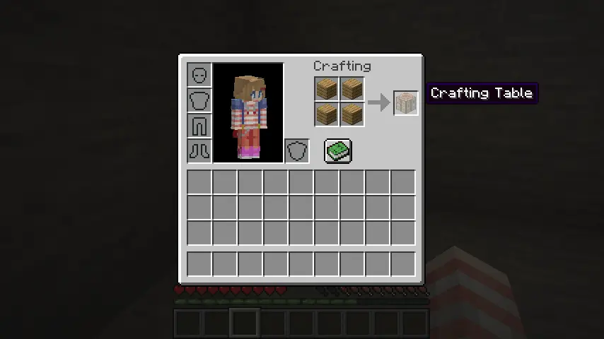 Minecraft 1.19 Crafting Guide: Player Inventory Crafting